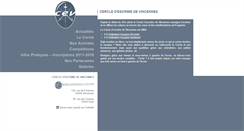 Desktop Screenshot of escrime-vincennes.fr